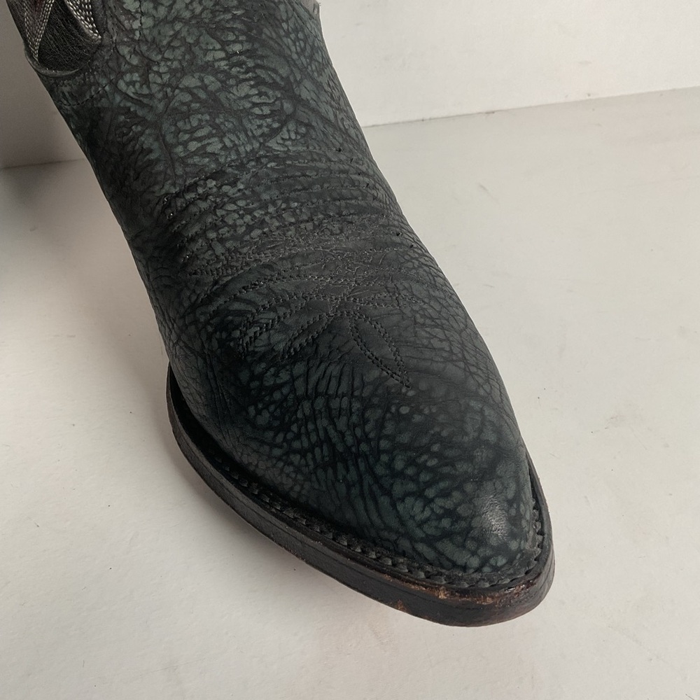 Vintage Dan Post Sueded Shoulder Cowboy Boots | USA Made | Men’s 8 D - Picture 9 of 16
